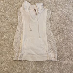 Free people hoodie vest